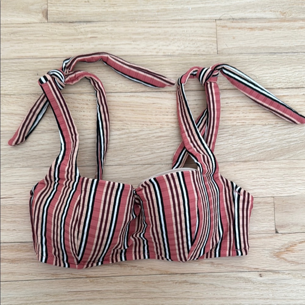 Shade & Shore Striped Bikini Top, 32C